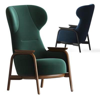 现代布艺单人沙发椅-A1